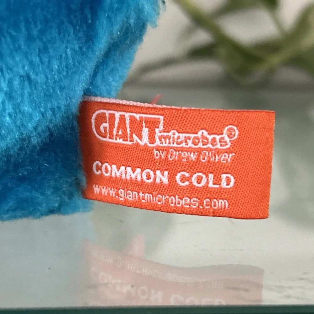 Giant Microbes Common Cold Plush Blue 4.5